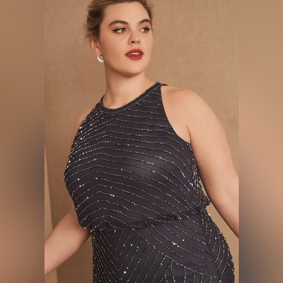 New BHLDN Adrianna Papell Madigan Dress Size 6 MSRP: $199 B16 - Picture 5 of 12